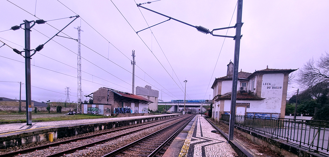 Foto 1 - IP inicia obras de melhoria nas estações de Leça do Balio e São Mamede de Infesta