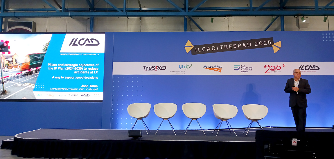 Imagem da participação da IP na Conferência em York, Inglaterra 