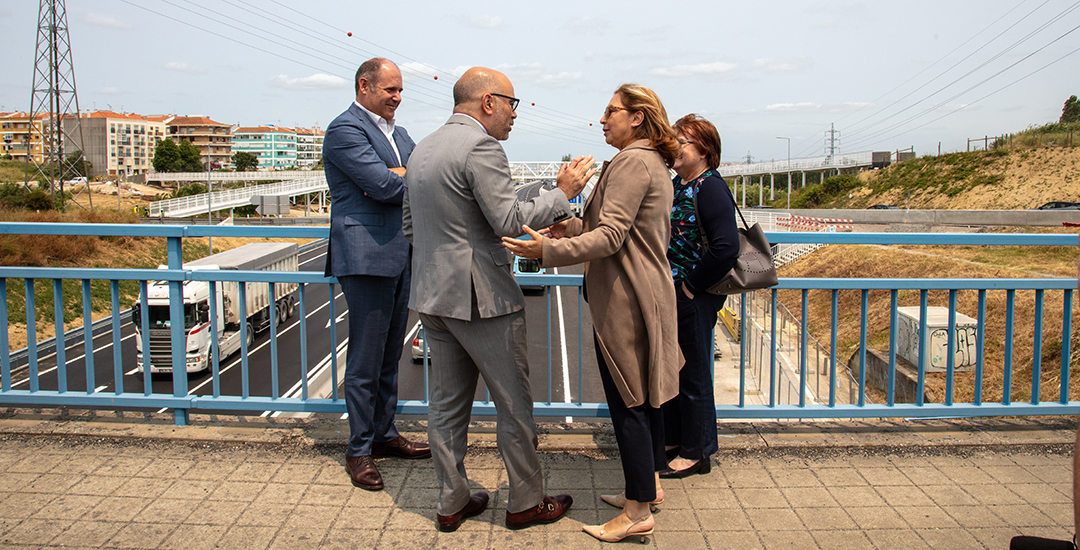 Imagem 2 - Novo ramo de ligação direta entre o IC20 e a Ponte 25 de Abril