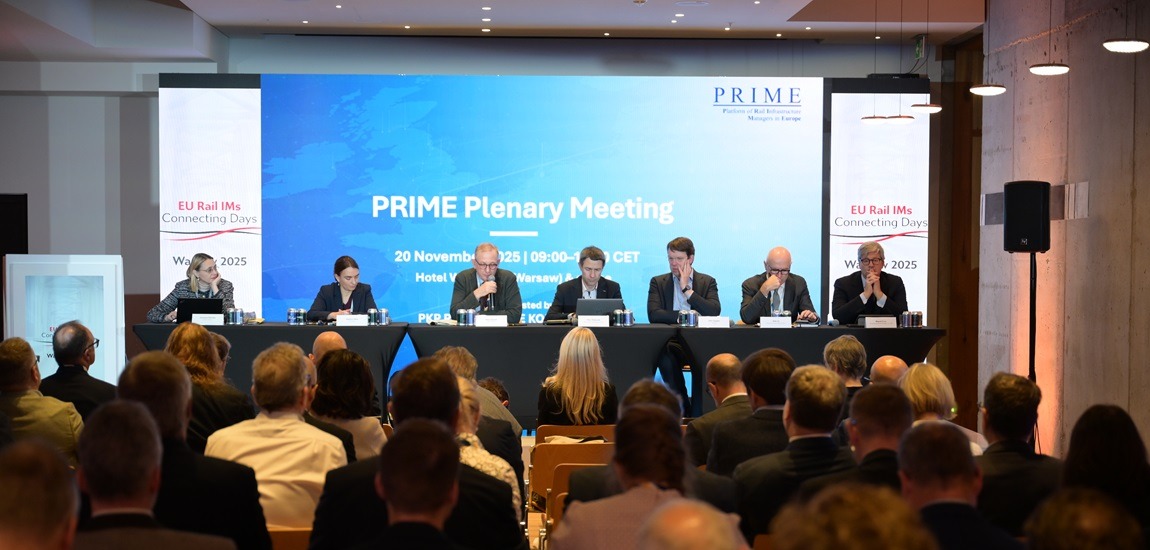 Plenário do Platform of Rail Infrastructure Managers in Europe (PRIME)