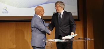 Fotografia da consignação da Variante à EN211 entre Quintã e Mesquinhata, na Sede da IP